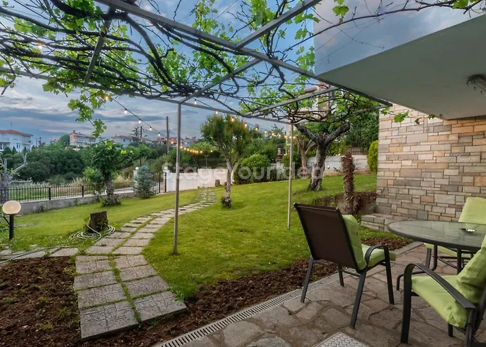 Lejlighed Traditional With Garden, Also For Gatherings ,15 Minutes From Airport Thessaloníki